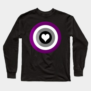 Pride Shield - Ace Flag Long Sleeve T-Shirt